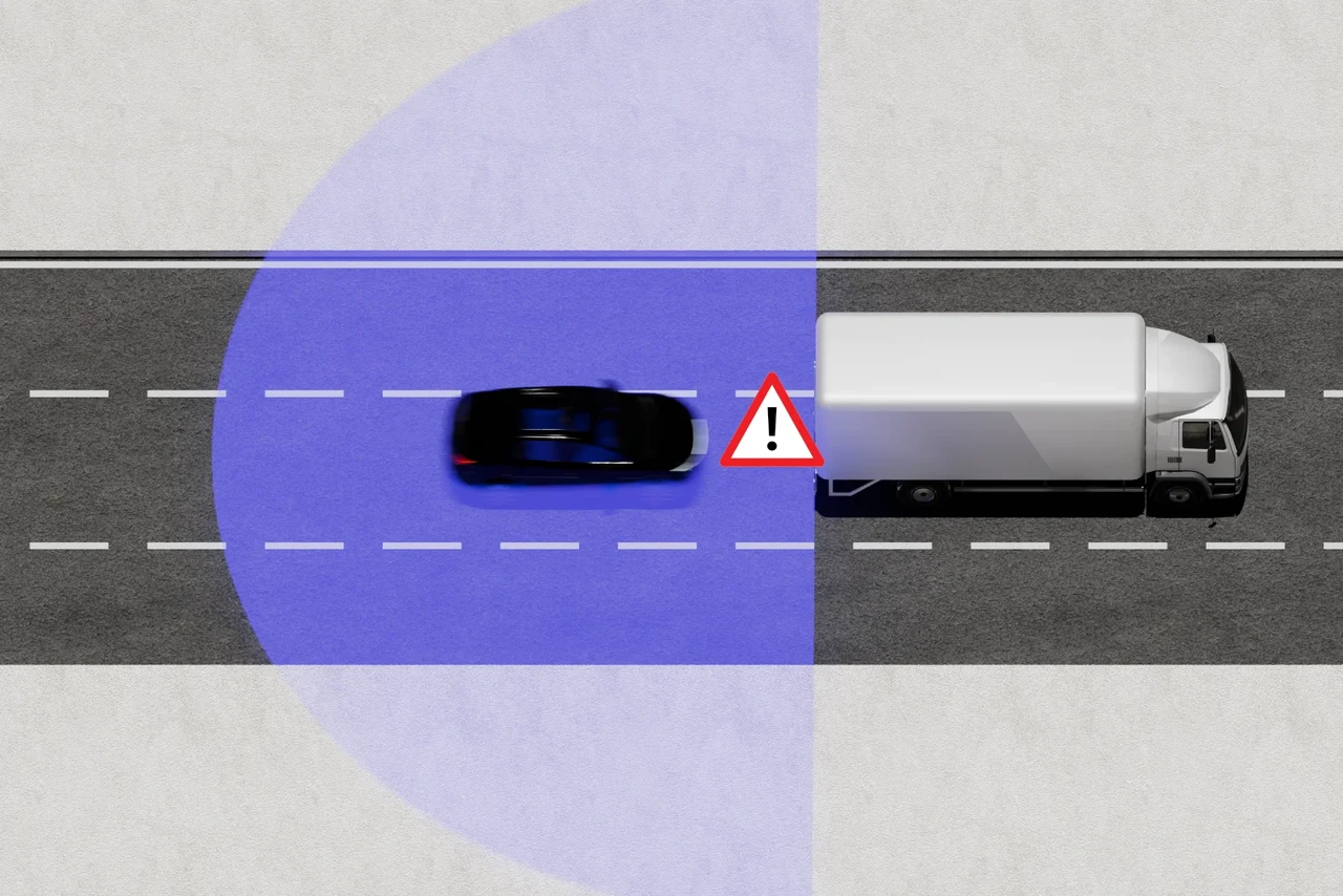 rear collision warning commercial vehicles